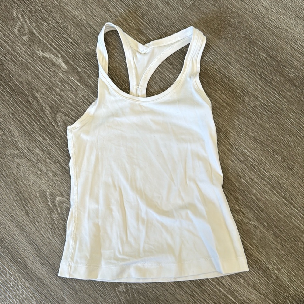 White lululemon align racerback tank top - size 0